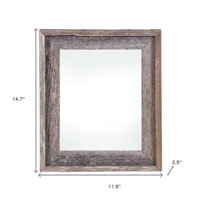 8.5" x 11" Gray Wood Tabletop Picture Frame