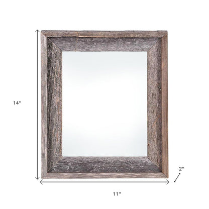 8" x 10" Gray Solid Wood Tabletop Picture Frame
