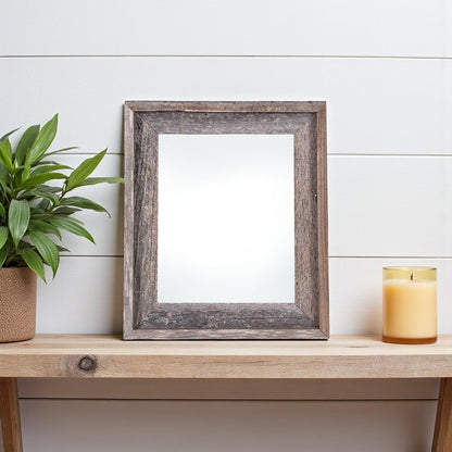 8" x 10" Gray Solid Wood Tabletop Picture Frame