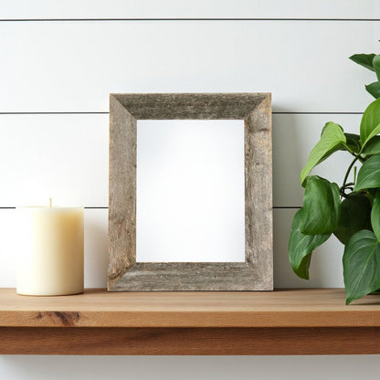 5" x 7" Gray Solid Wood Tabletop Picture Frame