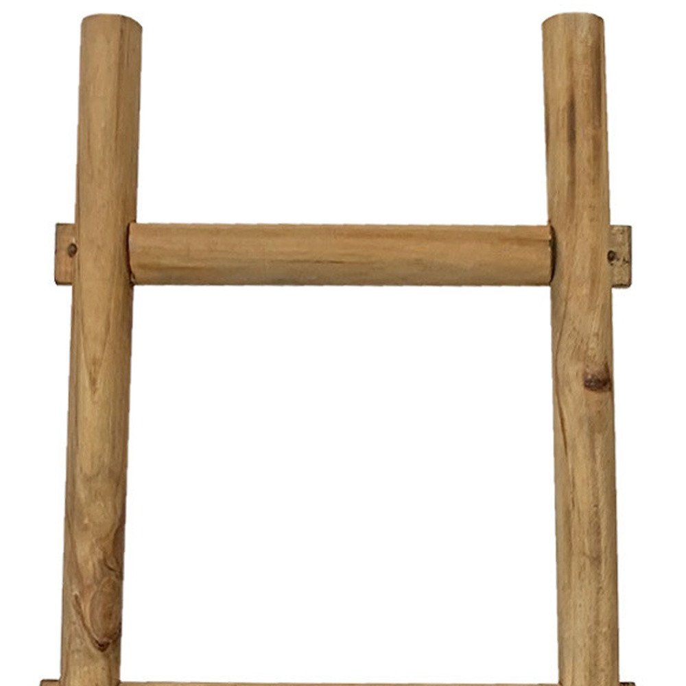 59" X 18" White Wood Hanging Dimensional Sculpture