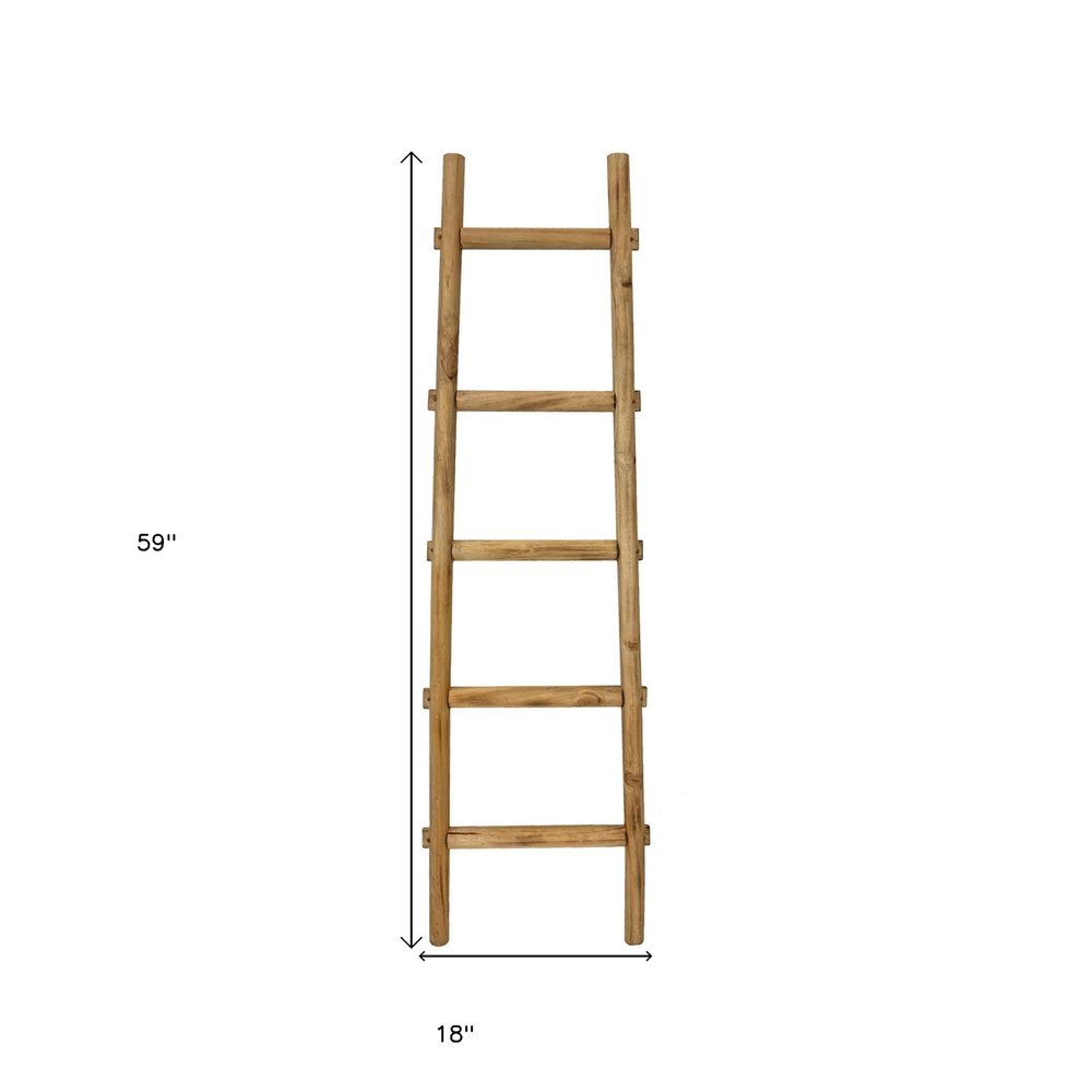 59" X 18" White Wood Hanging Dimensional Sculpture