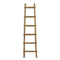 72" X 18"X 2" Brown Decorative Ladder Shelve