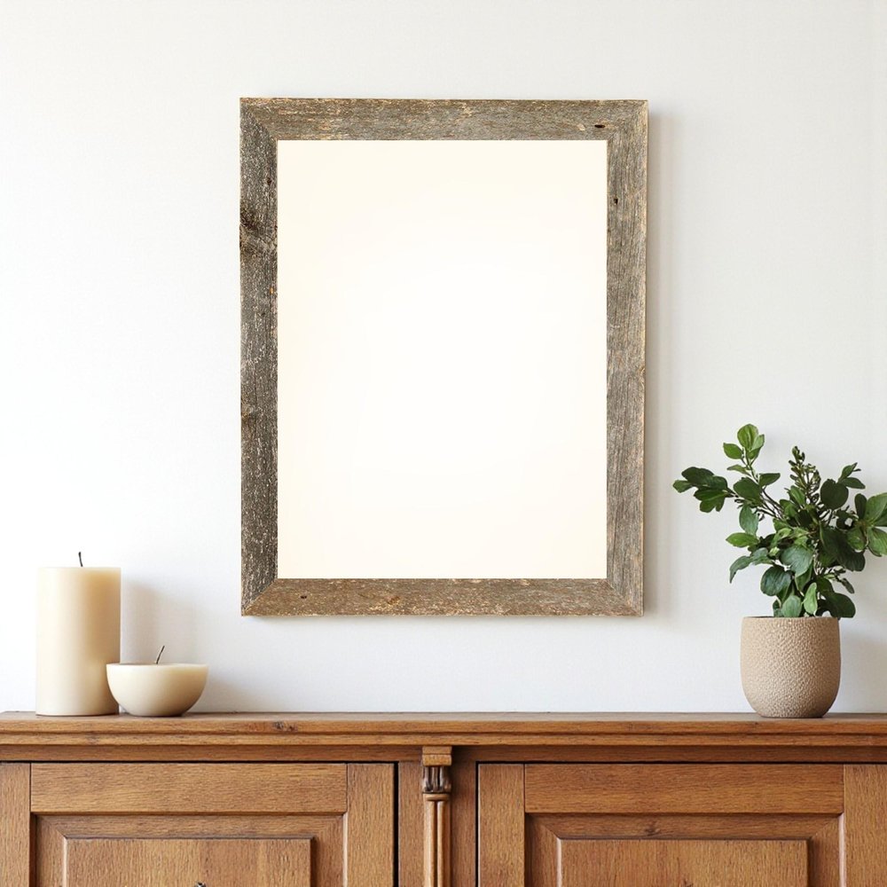 24" x 30" Natural Wood Hanging Picture Frame