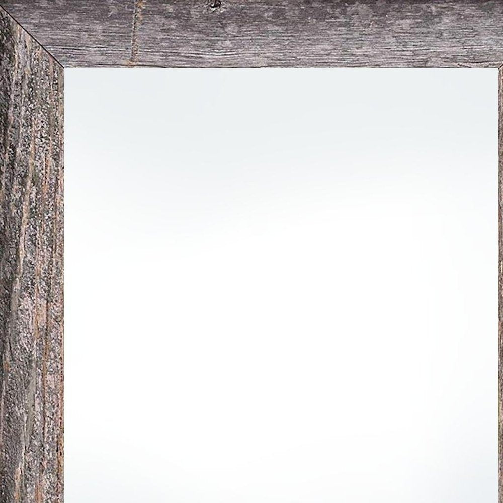 22" x 28" Gray Wood Hanging Picture Frame