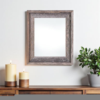 18" x 24" Gray Solid Wood Hanging Picture Frame