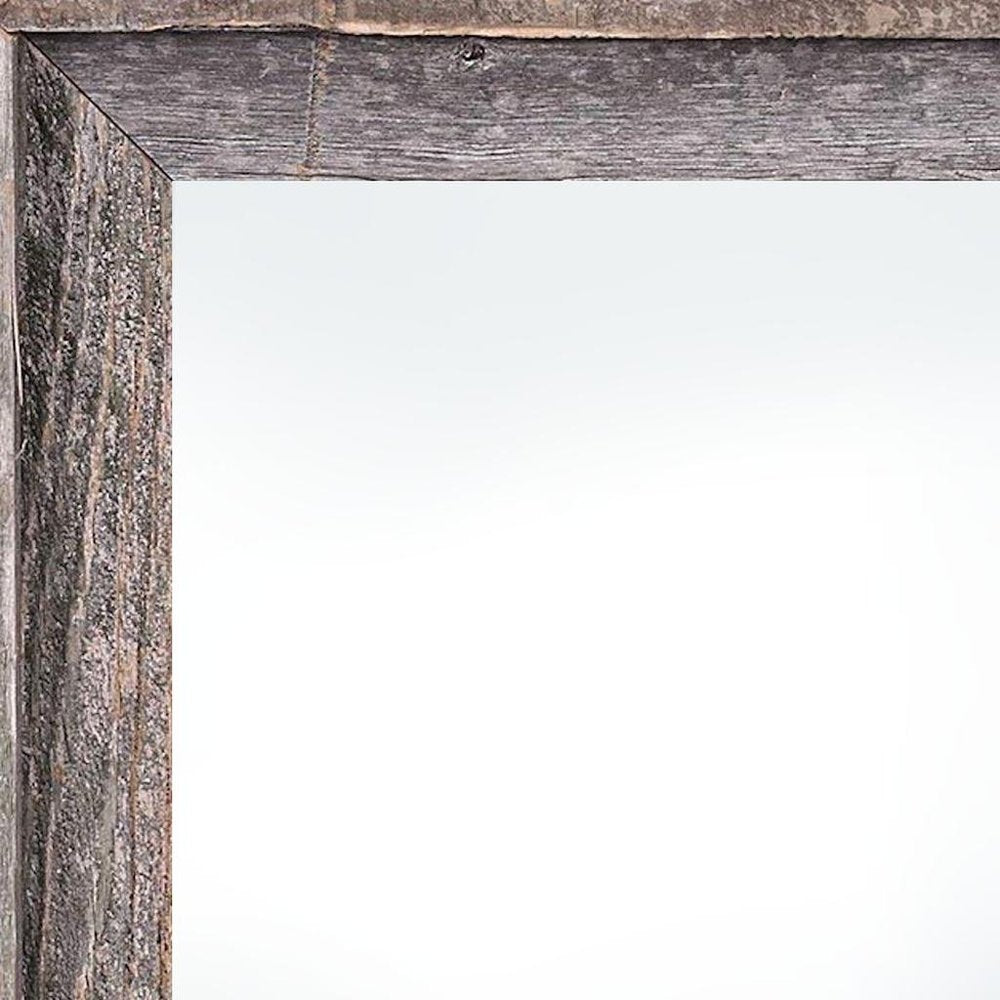 18" x 24" Gray Solid Wood Hanging Picture Frame