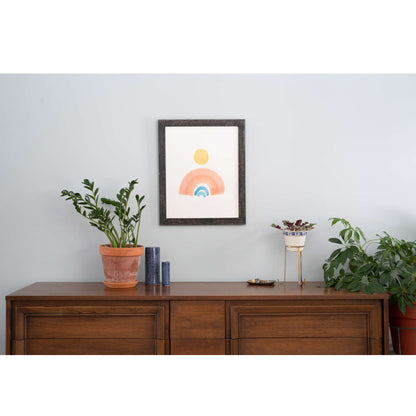 24" x 36" Black Solid Wood Hanging Picture Frame