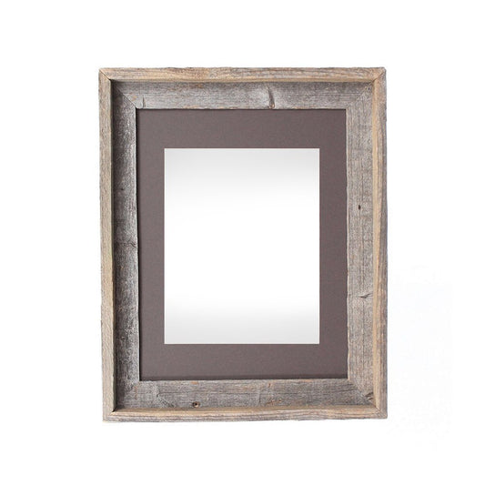 16" x 20" Gray Distressed Wood Hanging Picture Frame