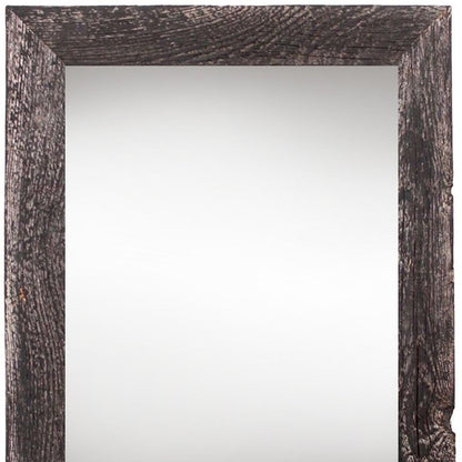 16" x 20" Black Solid Wood Hanging Picture Frame