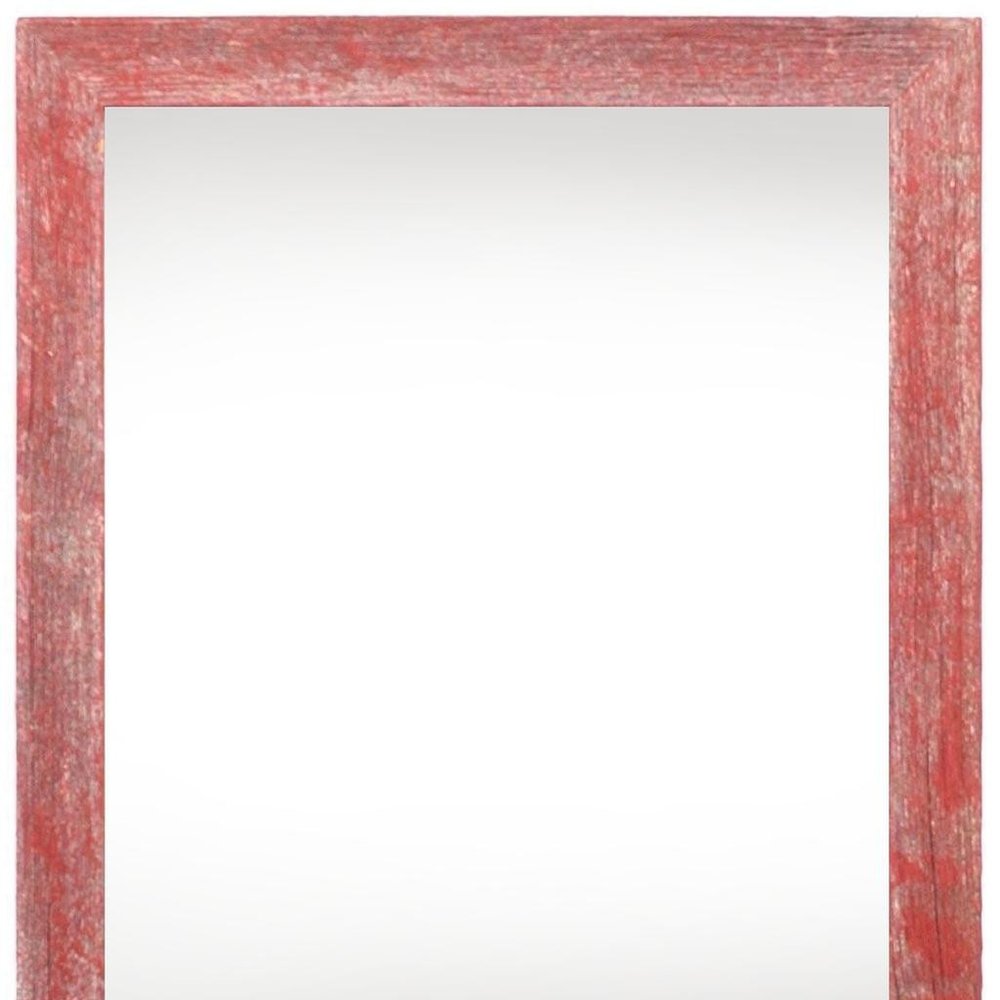 16" x 20" Red Solid Wood Hanging Picture Frame
