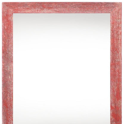 16" x 20" Red Wood Hanging Picture Frame