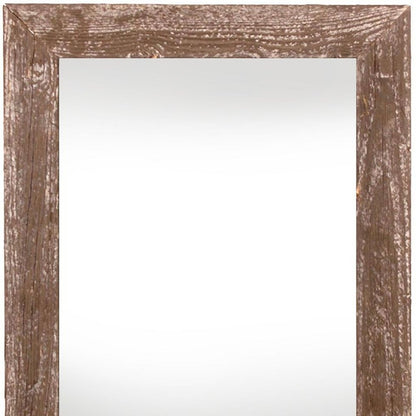 16" x 20" Brown Wood Hanging Picture Frame