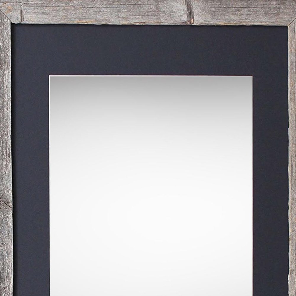 16" x 20" Black Solid Wood Hanging Picture Frame