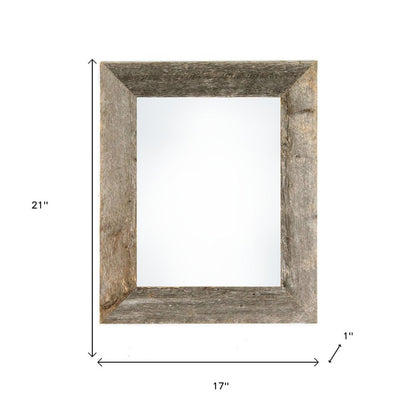14" x 18" Gray Wood Hanging Picture Frame