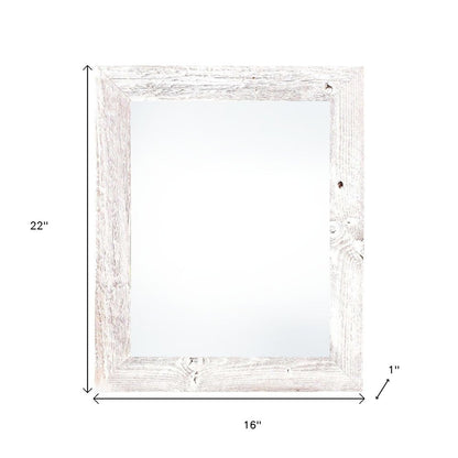 13" x 19" White Wood Hanging Picture Frame