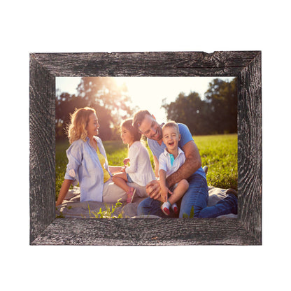 13X19 Rustic Smoky Black Picture Frame With Plexiglass Holder