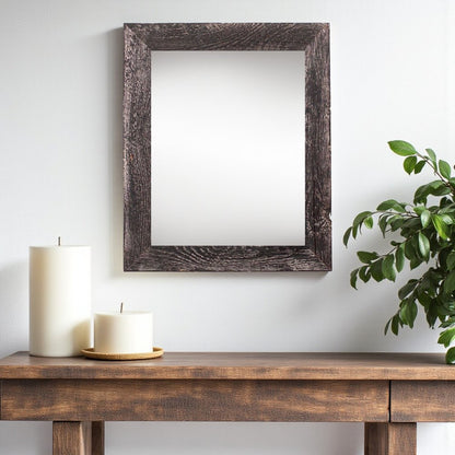 13" x 19" Black Solid Wood Hanging Picture Frame