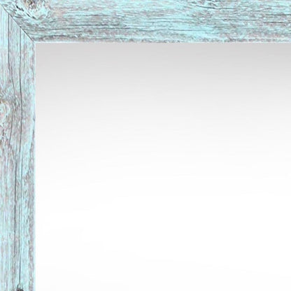 11" x 17" Blue Wood Hanging Picture Frame