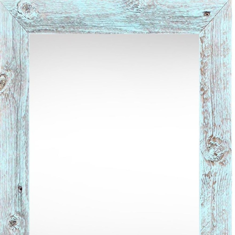 11" x 17" Blue Wood Hanging Picture Frame