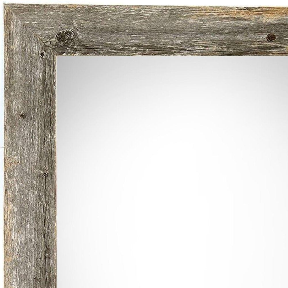 11" x 17" Gray Wood Hanging Picture Frame