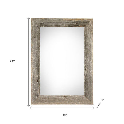 11" x 17" Gray Solid Wood Hanging Picture Frame