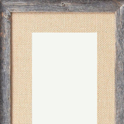 11X14 Rustic Burlap Picture Frame With Plexiglass