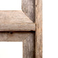 8" x 10" Gray Distressed Solid Wood Hanging Picture Frame