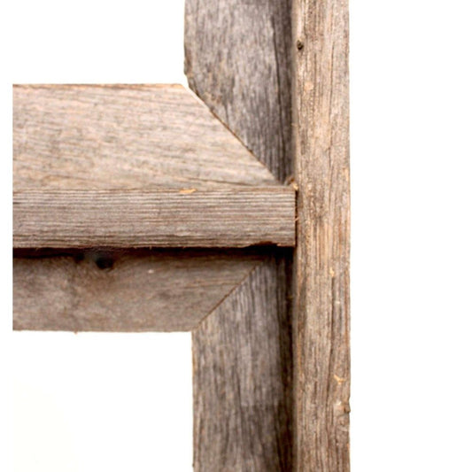 5" x 7" Gray Wood Hanging Picture Frame with Mat