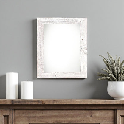 11" x 14" White Wood Hanging Picture Frame