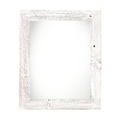 11" x 14" White Solid Wood Hanging Picture Frame