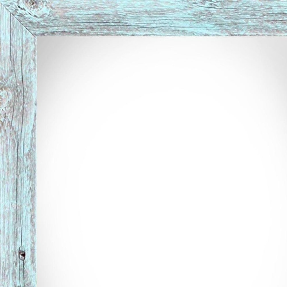 11" x 14" Blue Wood Hanging Picture Frame