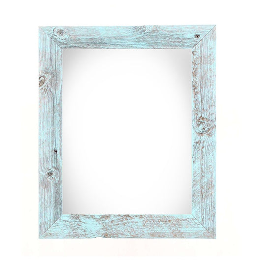 11" x 14" Blue Solid Wood Hanging Picture Frame