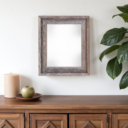 11" x 14" Gray Wood Hanging Picture Frame