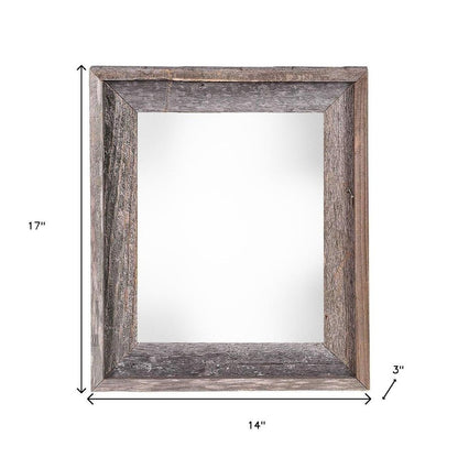 11" x 14" Gray Solid Wood Hanging Picture Frame