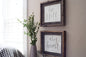 11" x 14" Gray Solid Wood Hanging Picture Frame