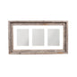5" x 7" Natural Distressed Reclaimed Wood Hanging Picture Frame with Mat