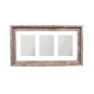 5" x 7" Natural Distressed Reclaimed Wood Hanging Picture Frame with Mat