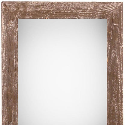 11" x 17" Brown Wood Hanging Picture Frame