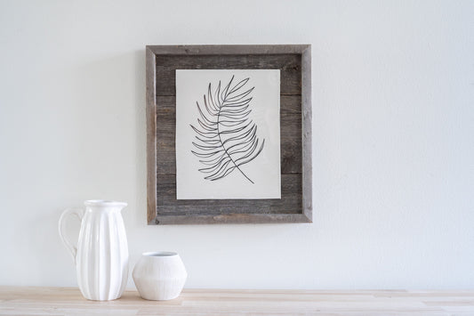 8" x 10" Gray Solid Wood Tabletop Picture Frame