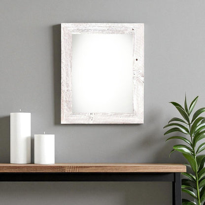 9" x 12" White Solid Wood Hanging Picture Frame