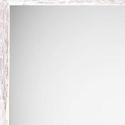 10" x 10" White Solid Wood Hanging Picture Frame