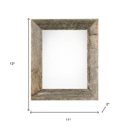 8" x 10" Gray Solid Wood Tabletop Picture Frame