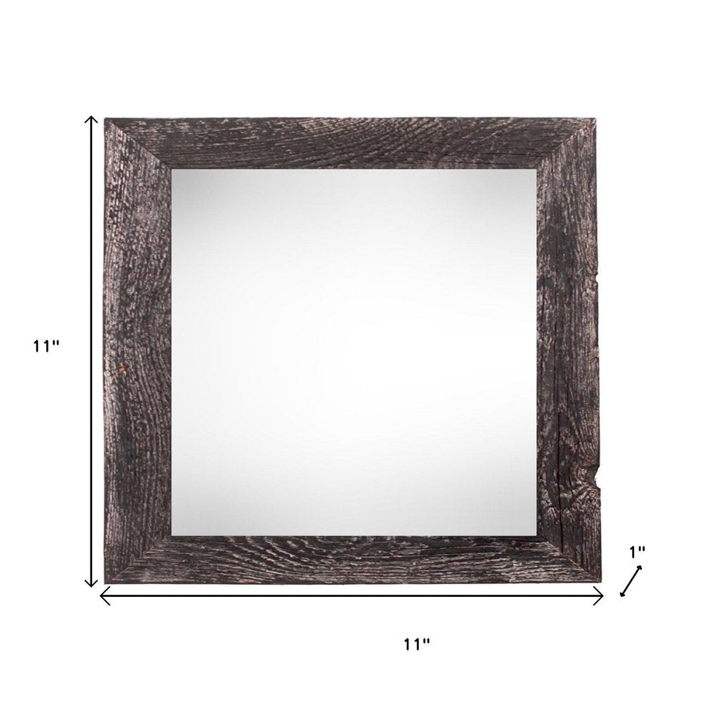 8" x 8" Black Wood Tabletop Picture Frame