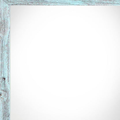 8" x 8" Blue Solid Wood Tabletop Picture Frame