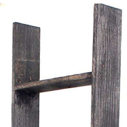 60" X 15" Charcoal Wood Hanging Dimensional Sculpture