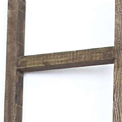 73" X 15" Espresso Wood Hanging Dimensional Sculpture