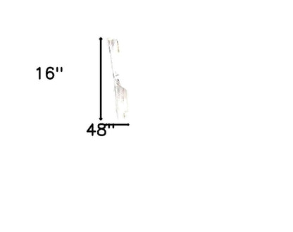 4 Step Rustic White Wood Ladder Shelf