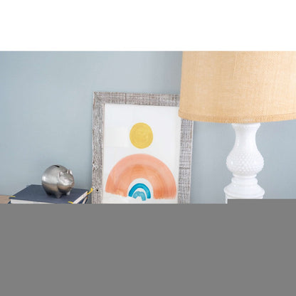 5" x 7" White Solid Wood Tabletop Picture Frame