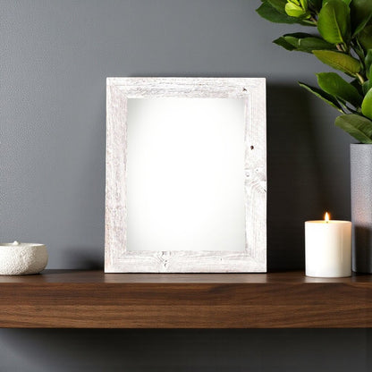 5" x 7" White Solid Wood Tabletop Picture Frame